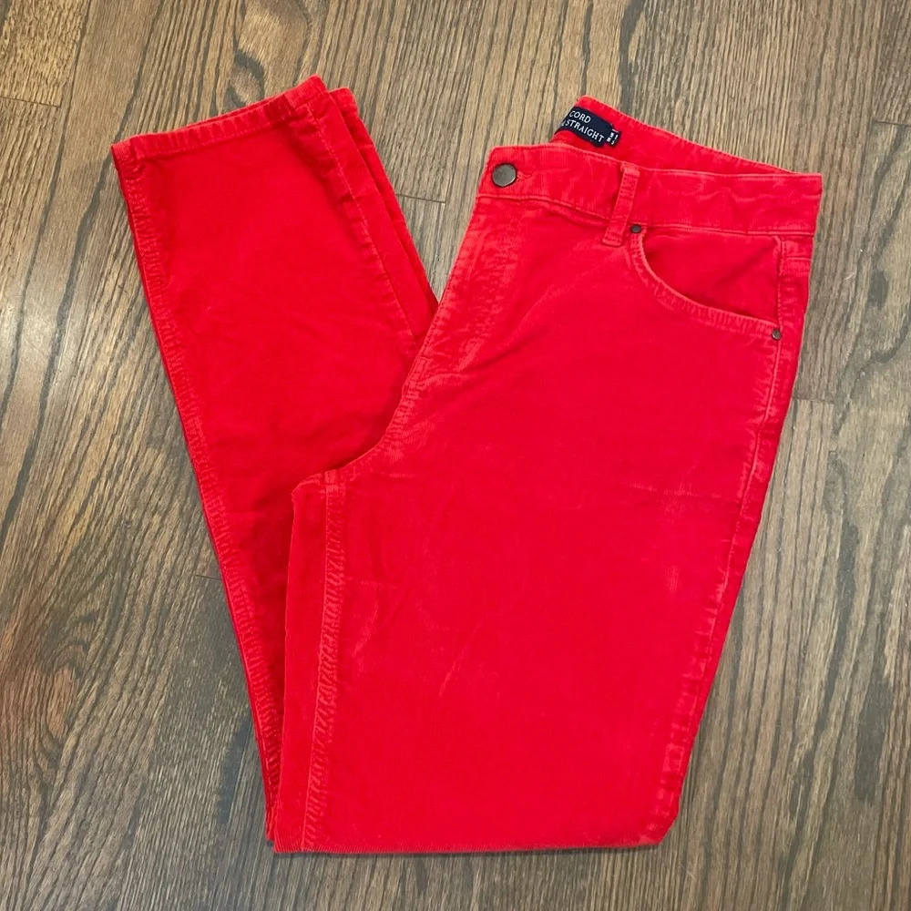 BODEN Corduroy Slim Straight Jeans US 10 UK 14